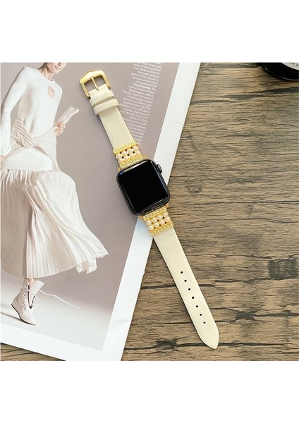 Apple Watch 4 5 6 7 8 Ultra 45MM 44MM 42MM Inci Taşlı Kordon fiyatları