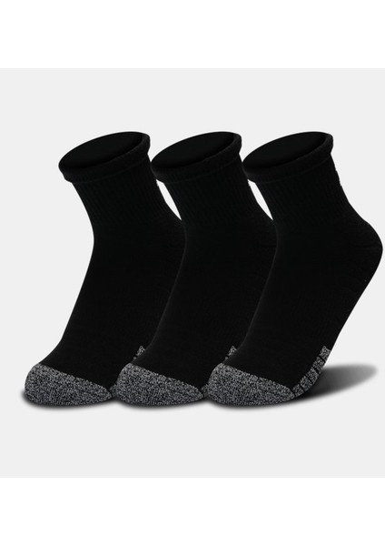 Unisex HeatGear® Quarter 3’lü Paket Çorap 1353262-001
