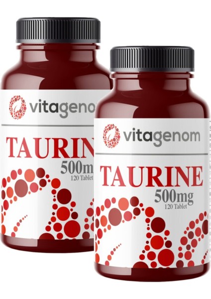 Taurine 500 Mg 2 Kutu 240 Tablet