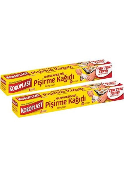 Koroplast Hazır Kesilmiş Yağlı Pişirme Kağıdı 32 Li