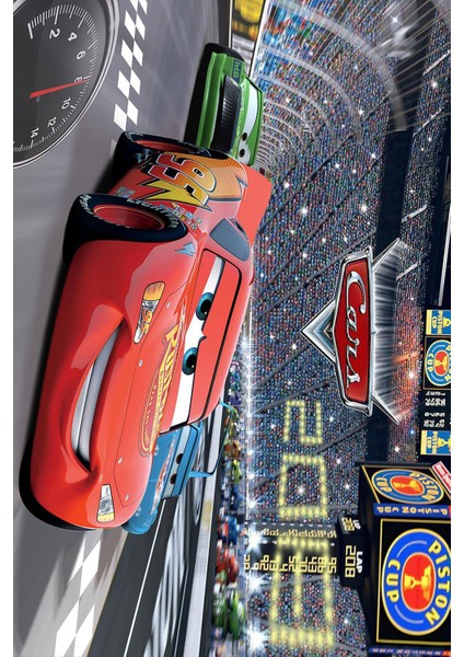 Dijital Baskılı Kaymaz Taban Yıkanabilir Modern Arabalı Çocuk Odası Halısı VHÇ-HT-1549 fiyatları