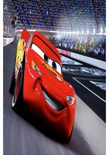 Dijital Baskılı Kaymaz Taban Yıkanabilir Modern Arabalı Çocuk Odası Halısı VHÇ-HP-787