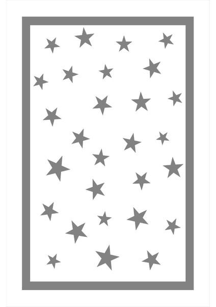 Dijital Baskılı Kaymaz Taban Yıkanabilir Modern Yıldızlı Çocuk Odası Halısı VHÇ-HT-1198 fiyatları