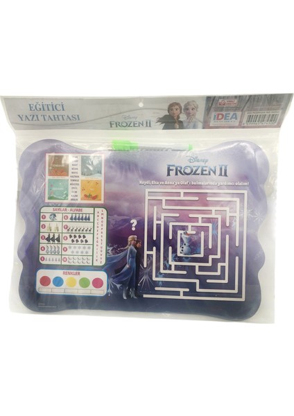 Disney Frozen II Yaz-Sil Kalemli Eva Yazı Tahtası