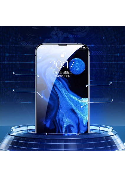 iPhone 14 Plus Tam Kaplayan Tamperli Cam Ekran Koruyucu Curved Kırılmaz Kenar fırsatları