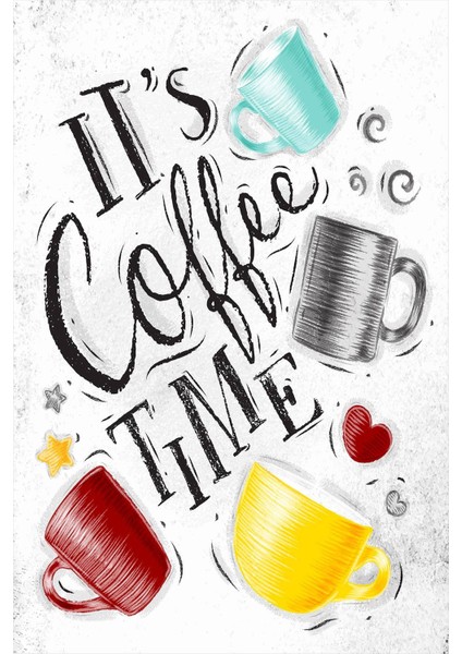 Dijital Baskılı Kaymaz Taban Yıkanabilir Fincan Desenli Modern Mutfak Halısı VHM-HM-574 fiyatları