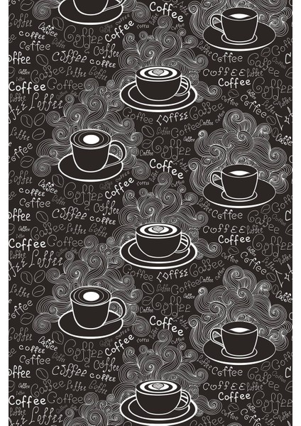 Dijital Baskılı Kaymaz Taban Yıkanabilir Fincan Desenli Modern Mutfak Halısı VHM-HM-580 fiyatları