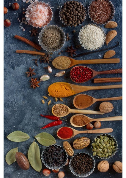 Dijital Baskılı Kaymaz Taban Yıkanabilir Baharat Desenli Modern Mutfak Halısı VHM-HM-595 fiyatları