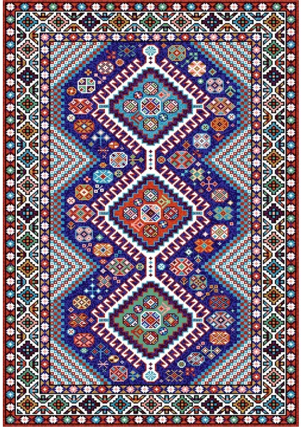 Dijital Baskılı Kaymaz Taban Yıkanabilir Klasik Salon Halısı Mutfak Halısı Yolluk Vh-Hk-2 fiyatları