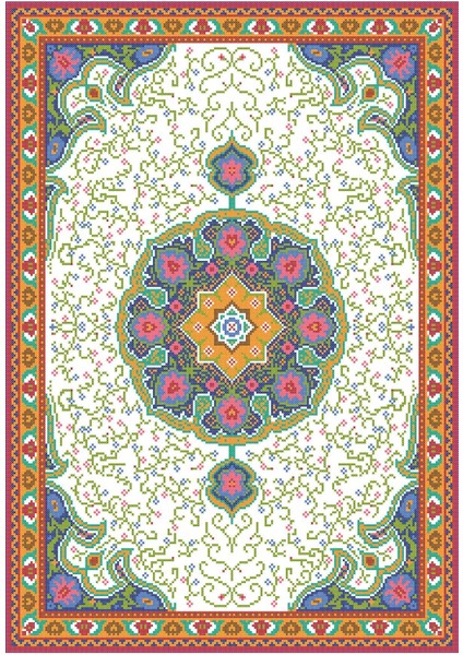 Dijital Baskılı Kaymaz Taban Yıkanabilir Çerçeveli Salon Halısı Mutfak Halısı Yolluk Vh-Hk-24 fiyatları