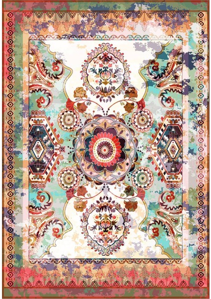 Dijital Baskılı Kaymaz Taban Yıkanabilir Klasik Salon Halısı Mutfak Halısı Yolluk Vh-Hk-48 fiyatları