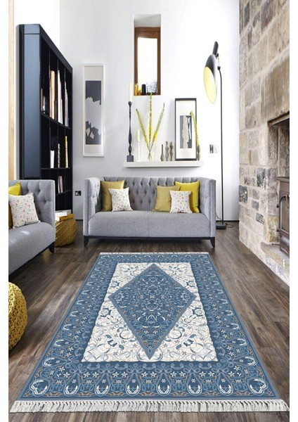 Dijital Baskılı Kaymaz Taban Yıkanabilir Klasik Salon Halısı Mutfak Halısı Yolluk Vh-Hk-37