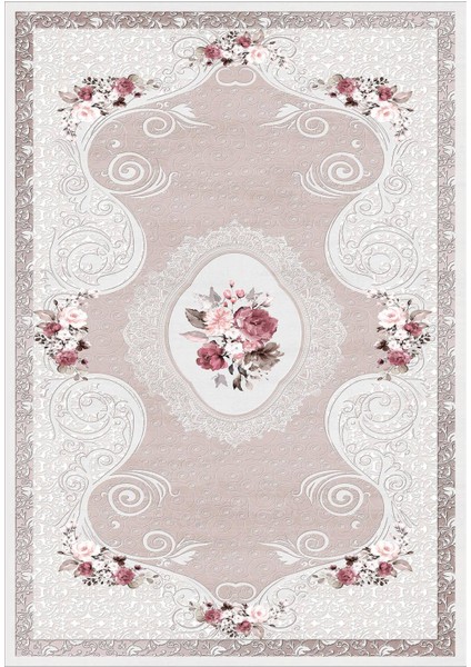 Dijital Baskılı Kaymaz Taban Yıkanabilir Çiçekli Salon Halısı Mutfak Halısı Yolluk Vh-Hk-55 fiyatları