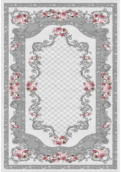 Dijital Baskılı Kaymaz Taban Yıkanabilir Çiçekli Salon Halısı Mutfak Halısı Yolluk Vh-Hk-63 fiyatları