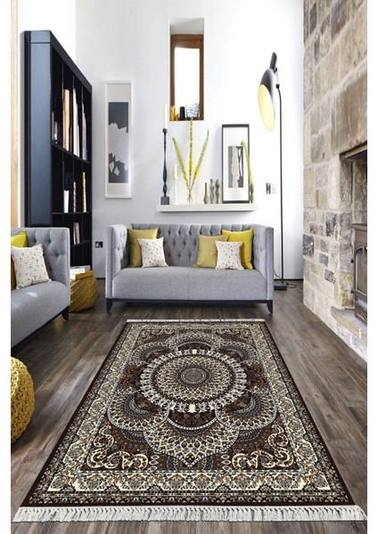 Dijital Baskılı Kaymaz Taban Yıkanabilir Çerçeveli Salon Halısı Mutfak Halısı Yolluk Vh-Hk-79