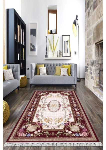 Dijital Baskılı Kaymaz Taban Yıkanabilir Çerçeveli Salon Halısı Mutfak Halısı Yolluk Vh-Hk-98