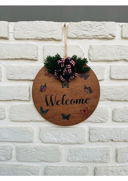 Welcome Hediyelik Kapı Süsü