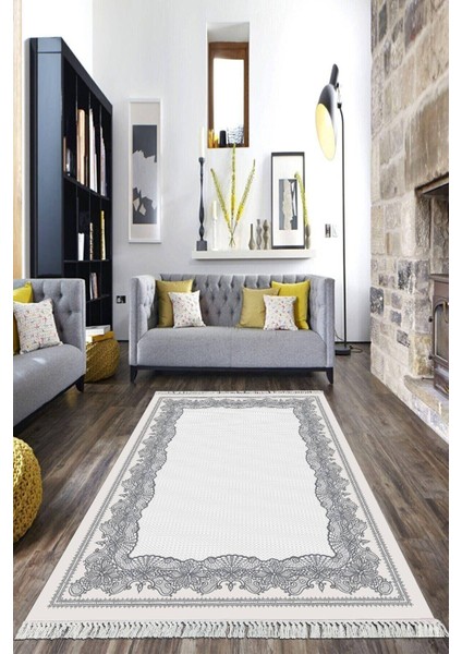 Dijital Baskılı Kaymaz Taban Yıkanabilir Klasik Salon Halısı Mutfak Halısı Yolluk VH-HK-110