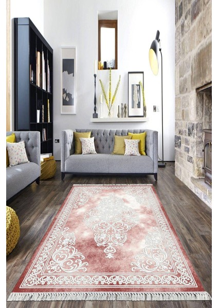 Dijital Baskılı Kaymaz Taban Yıkanabilir Klasik Salon Halısı Mutfak Halısı Yolluk VH-HK-133