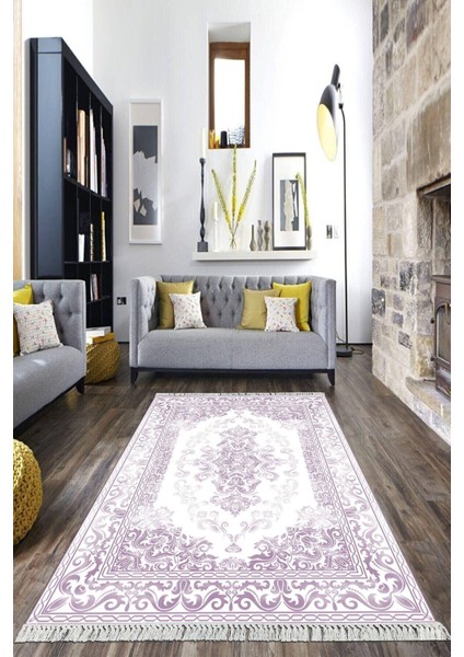 Dijital Baskılı Kaymaz Taban Yıkanabilir Klasik Salon Halısı Mutfak Halısı Yolluk VH-HK-156