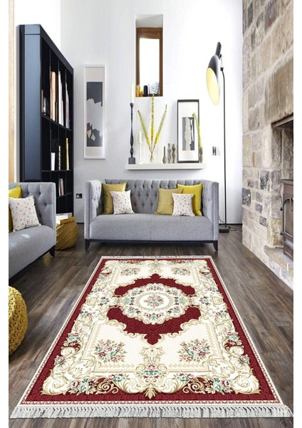 Dijital Baskılı Kaymaz Taban Yıkanabilir Klasik Salon Halısı Mutfak Halısı Yolluk VH-HK-171