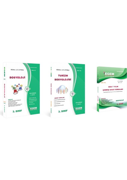 AÖFanad. Sosyoloji Güz Dönemi 3. Sınıf 5.yarıyıl Konu Anlatımlı Soru Çıkmış Set
