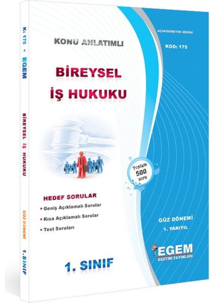 AÖFanad. İş Sağlığı ve Güvenliği , İSG 1. Sınıf Güz Dönemi Konu Anlatımlı Soru Set