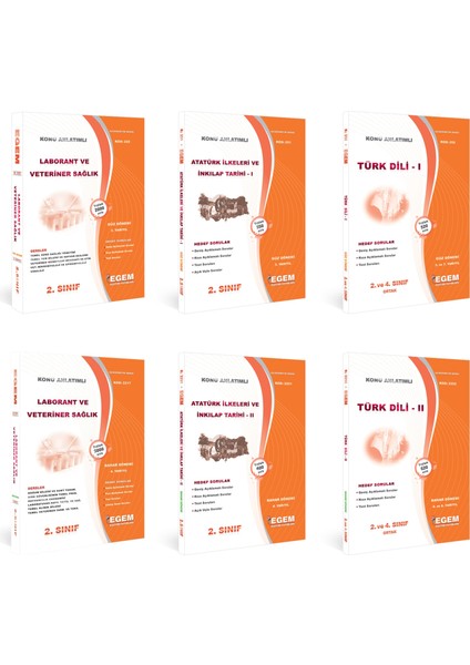 AÖFanad. Laborant ve Veteriner Sağlık 2. Sınıf Güz ve Bahar Dönemi Anlatımlı Soru Set