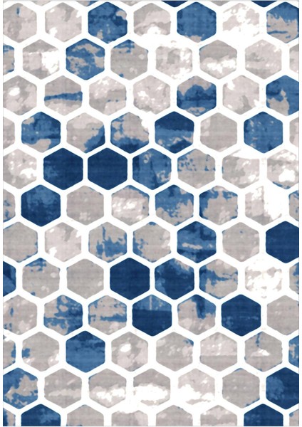 Dijital Baskılı Kaymaz Taban Yıkanabilir Modern Salon Halısı Mutfak Halısı Yolluk VH-HS-214