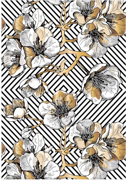 Dijital Baskılı Kaymaz Taban Yıkanabilir Modern Salon Halısı Mutfak Halısı Yolluk VH-HS-305 fiyatları