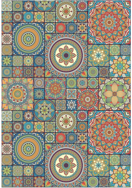 Dijital Baskılı Kaymaz Taban Yıkanabilir Modern Salon Halısı Mutfak Halısı Yolluk VH-HS-306 fiyatları