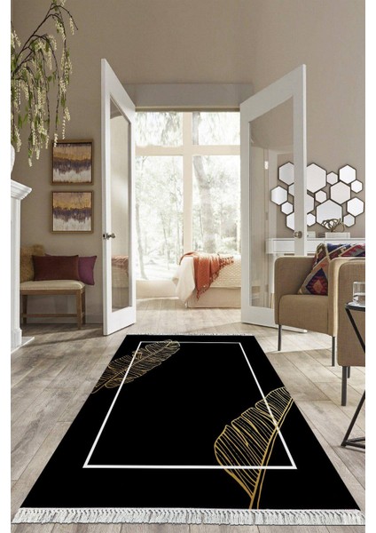 Dijital Baskılı Kaymaz Taban Yıkanabilir Modern Salon Halısı Mutfak Halısı Yolluk VH-HS-295