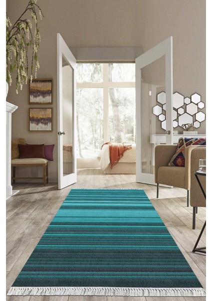 Dijital Baskılı Kaymaz Taban Yıkanabilir Modern Salon Halısı Mutfak Halısı Yolluk VH-HS-392