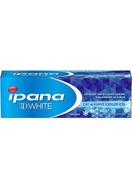 Ipana 3 Boyutlu Beyazlık 75 Ml Çay Ve Kahve Içenler Için Diş Macunu