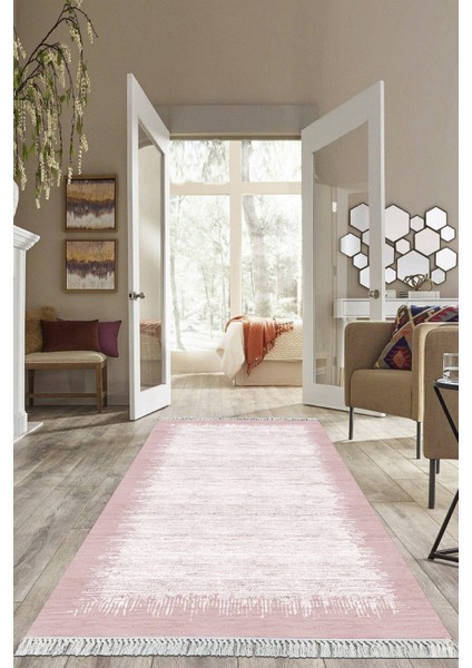 Dijital Baskılı Kaymaz Taban Yıkanabilir Sade Model Salon Halısı Mutfak Halısı Yolluk VH-HS-206