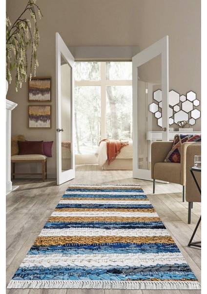 Dijital Baskılı Kaymaz Taban Yıkanabilir Modern Salon Halısı Mutfak Halısı Yolluk VH-HS-356