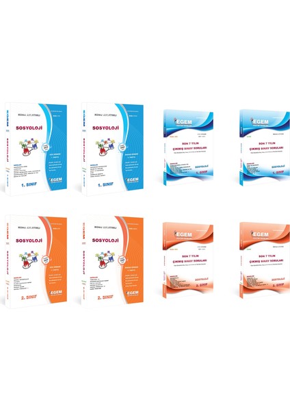 AÖFanad. Sosyoloji Güz ve Bahar Dönemi 1 ve 2. Sınıf Konu Anlatımlı Soru ve Çıkmış