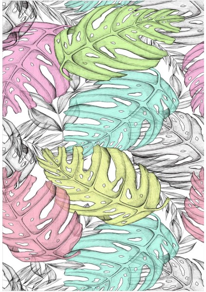 Dijital Baskılı Kaymaz Taban Yıkanabilir Yaprak Desen Salon Halısı Mutfak Halısı Yolluk VH-HS-378 fiyatları