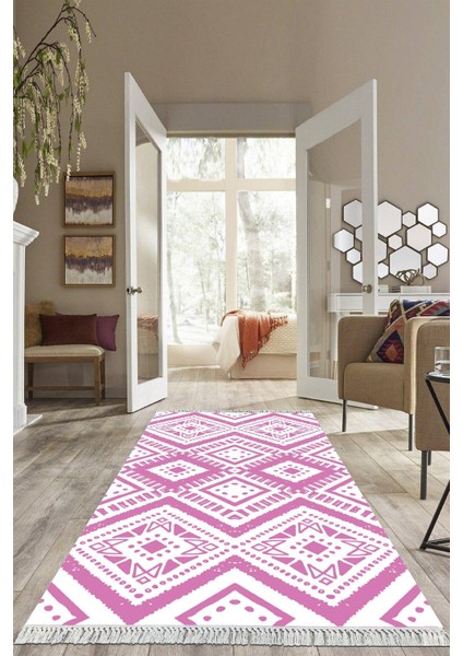 Dijital Baskılı Kaymaz Taban Yıkanabilir Modern Salon Halısı Mutfak Halısı Yolluk VH-HS-467