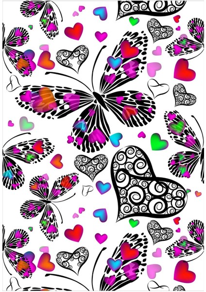 Dijital Baskılı Kaymaz Taban Yıkanabilir Kelebek Desen Salon Halısı Mutfak Halısı Yolluk VH-HS-496 fiyatları