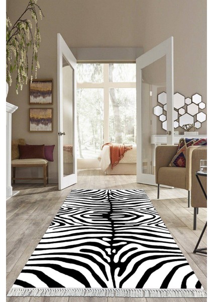 Dijital Baskılı Kaymaz Taban Yıkanabilir Modern Salon Halısı Mutfak Halısı Yolluk VH-HS-510