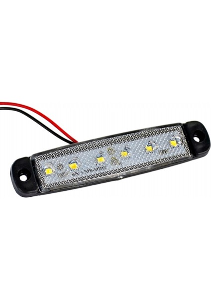 12V Parmak Lamba 6 Ledli Beyaz 9,5x2 cm Ince TAS.004B-12 (10 Lu) modelleri
