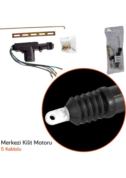 Merkezi Kilit 5 Kablo Tek Motor BR4603301