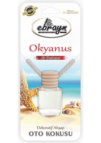 Dekoratif Ahşap Oto Kokusu Okyanus 8 ml