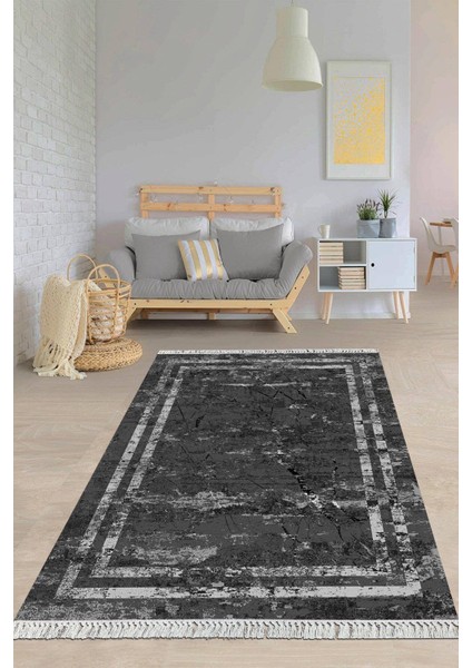 Dijital Baskılı Kaymaz Taban Yıkanabilir Modern Salon Halısı Mutfak Halısı Yolluk VH-HY-1230