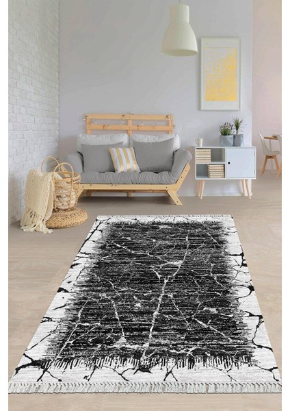 Dijital Baskılı Kaymaz Taban Yıkanabilir Modern Salon Halısı Mutfak Halısı Yolluk VH-HY-1256