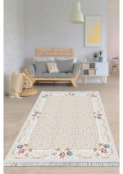 Dijital Baskılı Kaymaz Taban Yıkanabilir Modern Salon Halısı Mutfak Halısı Yolluk VH-HY-1025