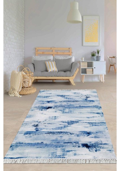 Dijital Baskılı Kaymaz Taban Yıkanabilir Modern Salon Halısı Mutfak Halısı Yolluk VH-HY-1058