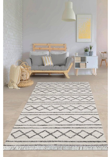 Dijital Baskılı Kaymaz Taban Yıkanabilir Modern Salon Halısı Mutfak Halısı Yolluk VH-HY-1040