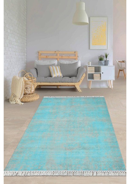 Dijital Baskılı Kaymaz Taban Yıkanabilir Modern Salon Halısı Mutfak Halısı Yolluk VH-HY-1130